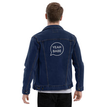 Load image into Gallery viewer, YEAH BABE Speech BubleUnisex denim jacket