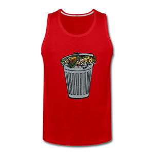 Trashure Chest Tank - red