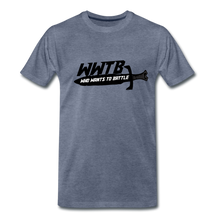 Load image into Gallery viewer, WWTB Logo T-Shirt - heather blue