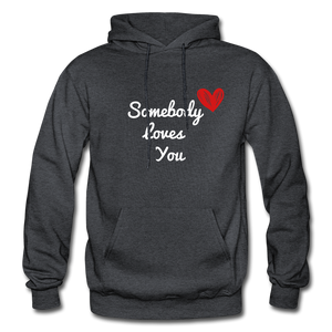 Somebody Loves You - charcoal grey