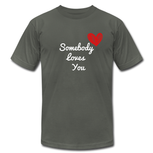 Somebody Loves You T-Shirt - asphalt