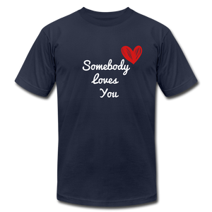 Somebody Loves You T-Shirt - navy