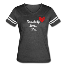 Load image into Gallery viewer, Somebody Loves You Women&#39;s Vintage Sport - vintage smoke/white